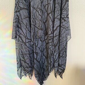 Killstar Gray Branches Skirt